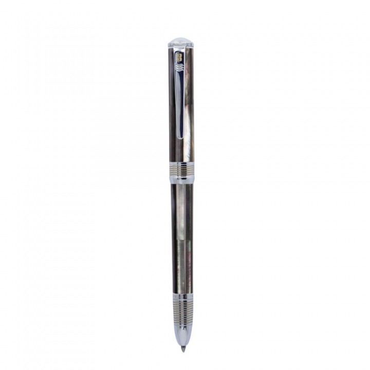 Tahitian Black Pearl Signature Pen-Chrome plated-Champion Wave